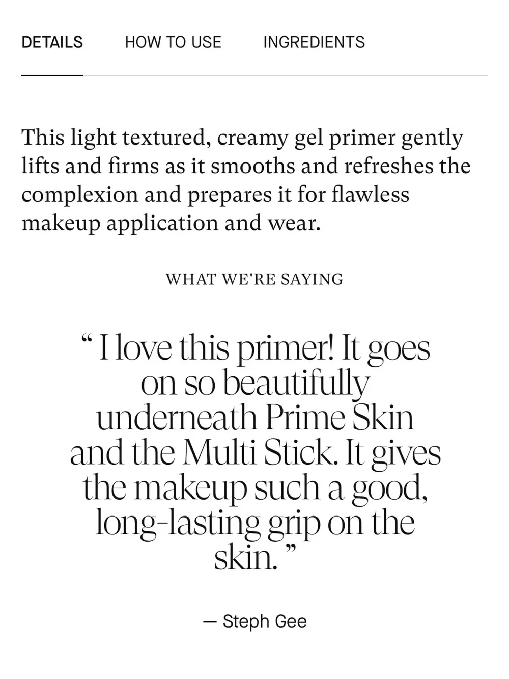 Gee Beauty Multi-Prime